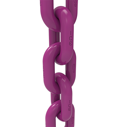 ICE-Round steel chain - Powder coated