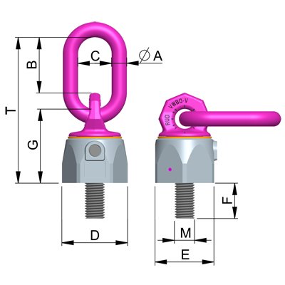 Lifting Point-Vario VWBG-V 1,8t-M18 (F=27 mm)