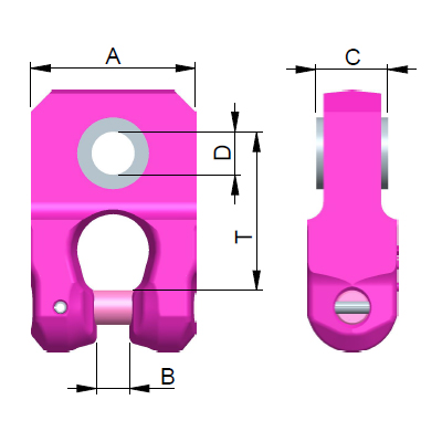 VIP-Fork head-Isolating Plate V-GIL 10