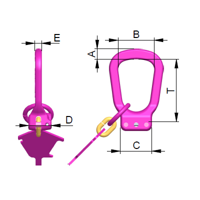 VIP-Master link single strand VAK 1/2-4