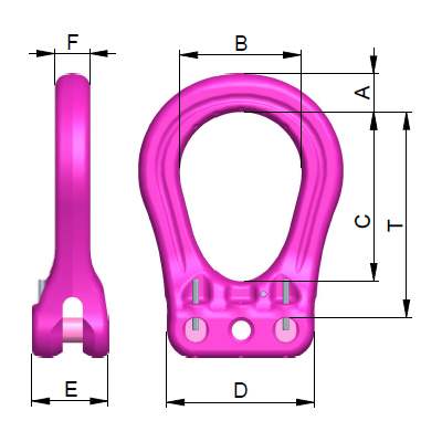 VIP-MAXI-Master link for 1 strand VBK 1/2-28