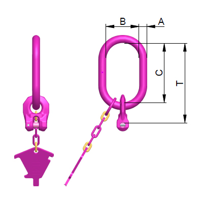 VIP-Master link single strand VAK 1-8