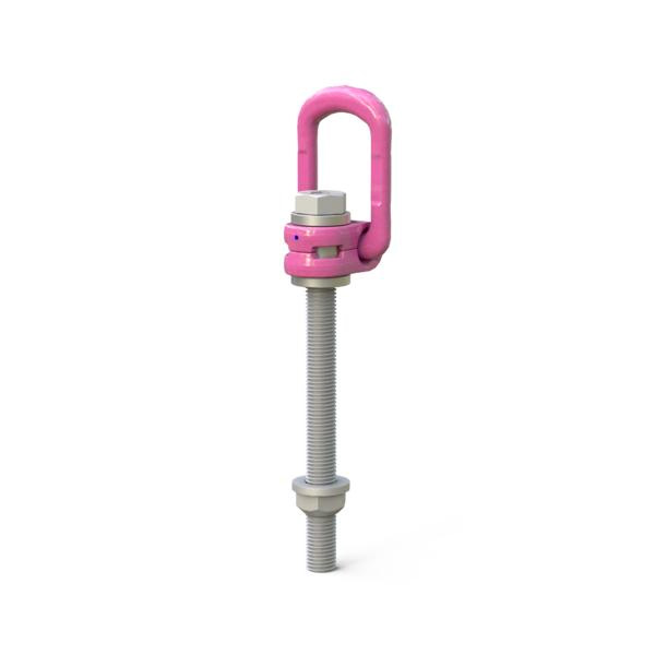 VLBG Load ring, metric thread with variable length, comes with locknut and washer