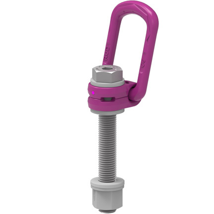VLBG-PLUS Load ring, metric thread with max. length, comes with locknut and washer