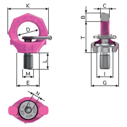 
STARPOINT VRS-F-20t-M64 with star profile wrench